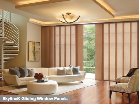 Ideal for wide window expanses and sliding-glass doors